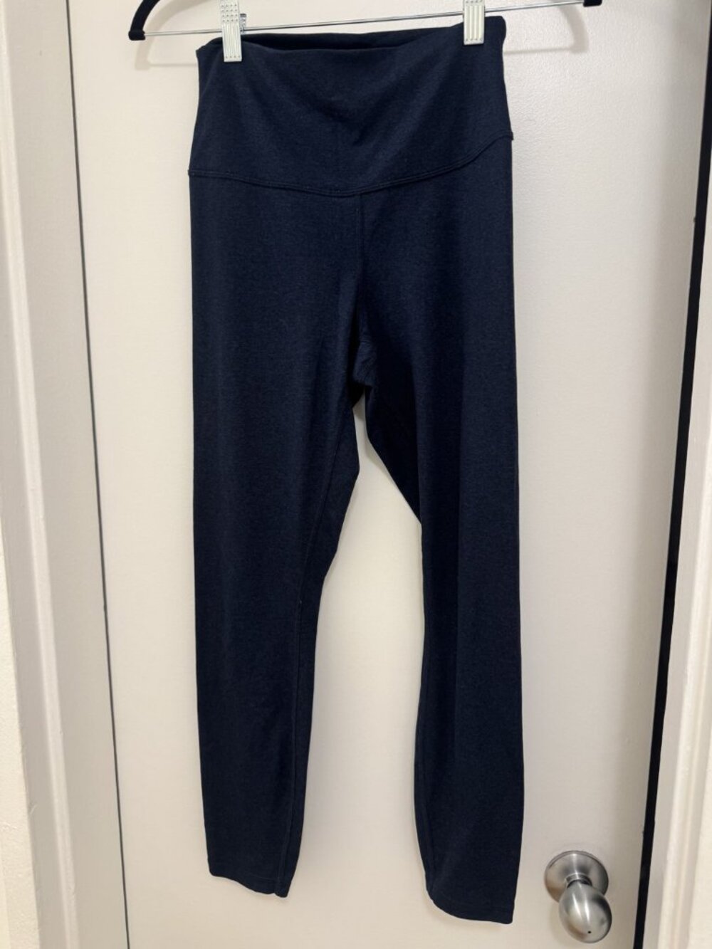 Quince Ultra-Soft High-Rise Legging Heather Navy Size S